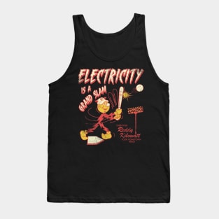 Vintage Distressed Reddy Kilowatt Baseball Hero Tank Top